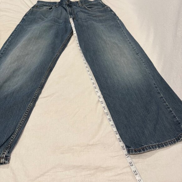 Levi's 569 Loose Straight Blue Jeans Men's Size 36 x‎ 32 - Picture 4 of 9